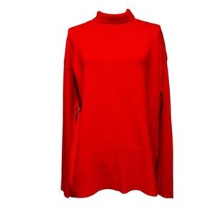 FRENCH CONNECTION WOMEN’S BEAUTIFUL RED TURTLENECK SWEATER SIZE MEDIUM